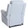 Mendler Fernsehsessel HWC-K63, Relaxsessel Sessel, Liegefunktion Aufstehhilfe Massage Heizfunktion, Stoff/Textil - hellgrau