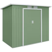 Outsunny Gerätehaus 2,13 x 1,30 m Grün