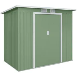 Outsunny Gerätehaus 2,13 x 1,30 m Grün