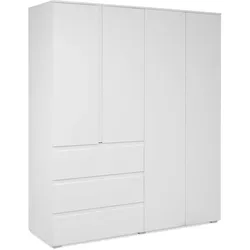 Kleiderschrank Image 160 x 191 cm Dekor Weiß