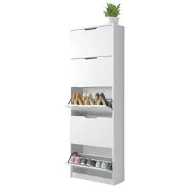 Vicco Luca 59 x 169 x 22 cm 5 Fächer weiß matt / weiß