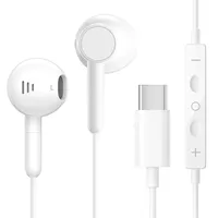 Ohuhu USB C Kopfhörer für iPhone 17/16, In-Ear Kabelkopfhörer USBC mit Mikrofon Lautstärkeregler HiFi-Stereo für iPhone 15 Pro Max/Plus iPad Pro Air Mini/ S25 S24 S23 S22 Ultra A55/Pixel usw
