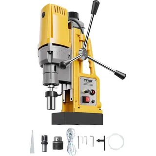 Vevor Magnetbohrmaschine Kernbohrmaschine 1400 W 50 mm Bohrdurchmesser 13000 N tragbare elektrische Magnetbohrmaschine, 750 U/min Bohrmaschine für Metalloberflächen