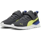 Puma Anzarun Lite AC PS Kinder Sneaker mit Klettverschluss 43 galactic gray/lemon sherbert/black 32