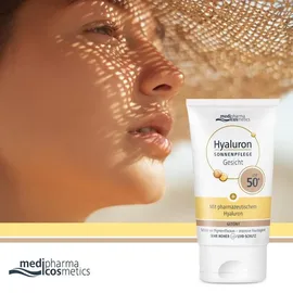 Medipharma Cosmetics Hyaluron Creme getönt LSF 50+ 50 ml