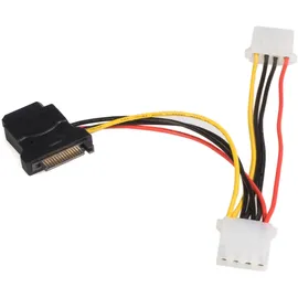 Startech StarTech.com SATA auf LP4 Stromadapter mit 2 zusätzlichen LP4 Anschlüssen
