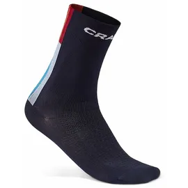Craft ADV Endur Fahrradsocken 3er Pack Schwarz/Blaze 43-45