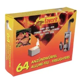 Favorit Grillanzünder 64 Stück weiß