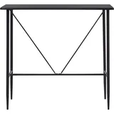 vidaXL Bartisch 120 x 60 x 110 cm Schwarz