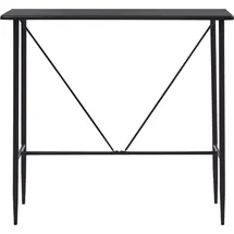 vidaXL Bartisch 120 x 60 x 110 cm Schwarz