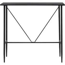vidaXL Bartisch 120 x 60 x 110 cm Schwarz