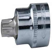 KS Tools 1/2" CHROMEplus Bit-Stecknuss TX, T25