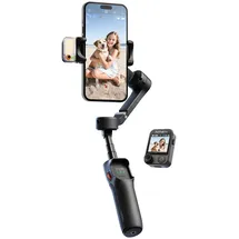 Hohem iSteady V3 Ultra AI Faltbarer Gimbal-Stabilisator mit abnehmbarer Fernbedienung Schwarz