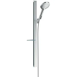 Hansgrohe Raindance Select S Brauseset 120 3jet EcoSmart 9 l/min mit Brausestange 90 cm und Seifenschale (27649000)