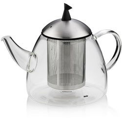 Teekanne Aurora Glas transparent 23,0x13,5x16,5cm 1,3l
