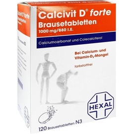 CHEPLAPHARM Arzneimittel GmbH Calvicit D forte Brausetabletten 120 St.