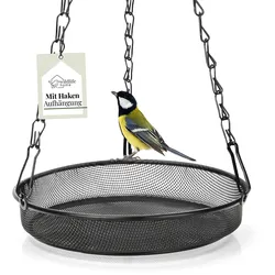Hängender Futterkorb aus Metall für Wildvögel – wetterfest & stabil