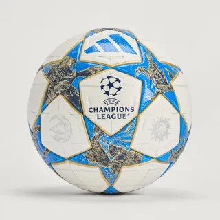 Adidas UCL Pro 25/26 League Stage Fußball White / Dark Blue / Pantone / Gold Met - 5