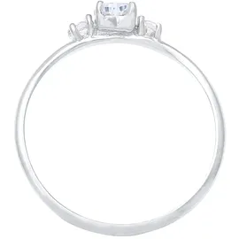 Elli Ring 925 Sterling Silber Herz in Weiß | Gr.: 52