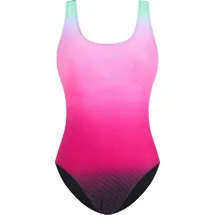 Energetics Badeanzug Damen Türkis/Pink/Violett 38