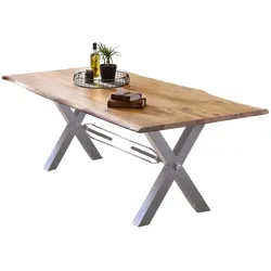 Tisch 160x85 Akazie natur Küchentisch Esstisch Speisetisch Esszimmer Wohnzimmer