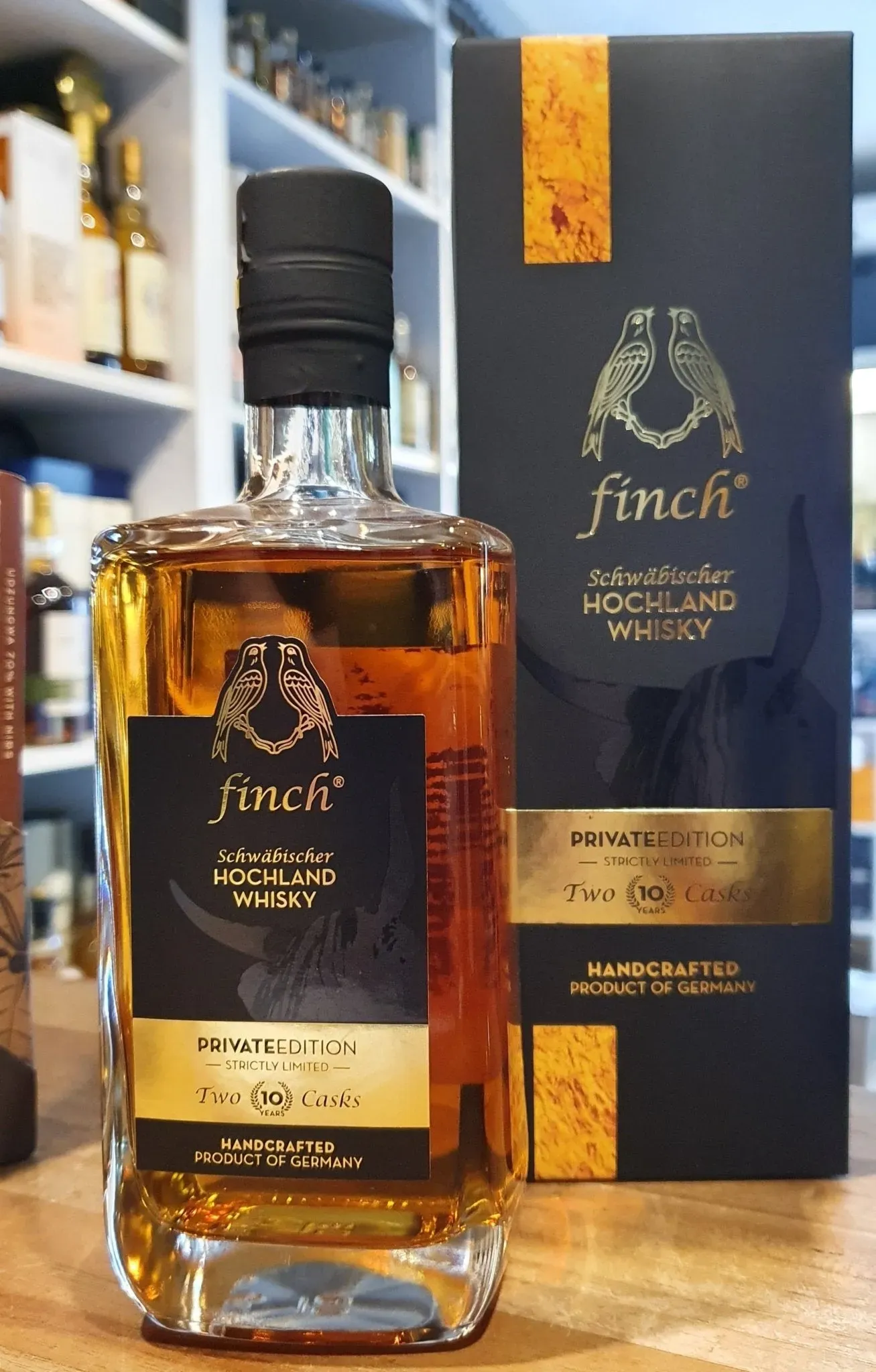 Finch 10y private Edition 2022 Two cask Whisky 0,5l 53% vol. Schwäbisch Hochland