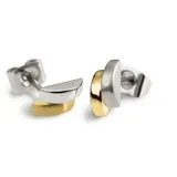 Boccia Titanium Ohrstecker Bicolor Titan 0552-03
