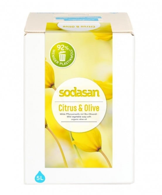 Sodasan Flüssigseife Citrus & Olive 5L