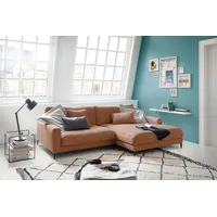 KAWOLA Ecksofa CARA Sofa Cord rost