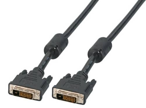 DVI Monitorkabel Dual Link, DVI-Digital -- 24+1, AWG28, 5m Multimedia Video-Komponenten TV, Monitor