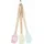 KitchenCraft Sweetly Does It Mini Spatulas, 3er Set, spülmaschinenfest, Silikon Mini Spatel Teigschaber, 28 x 18 x 18 cm, 1 Set