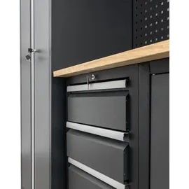 Weber-Werke Werkstattschrank 8-teilig Metall grau
