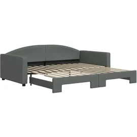 vidaXL Tagesbett 100 x 200 cm Dunkelgrau