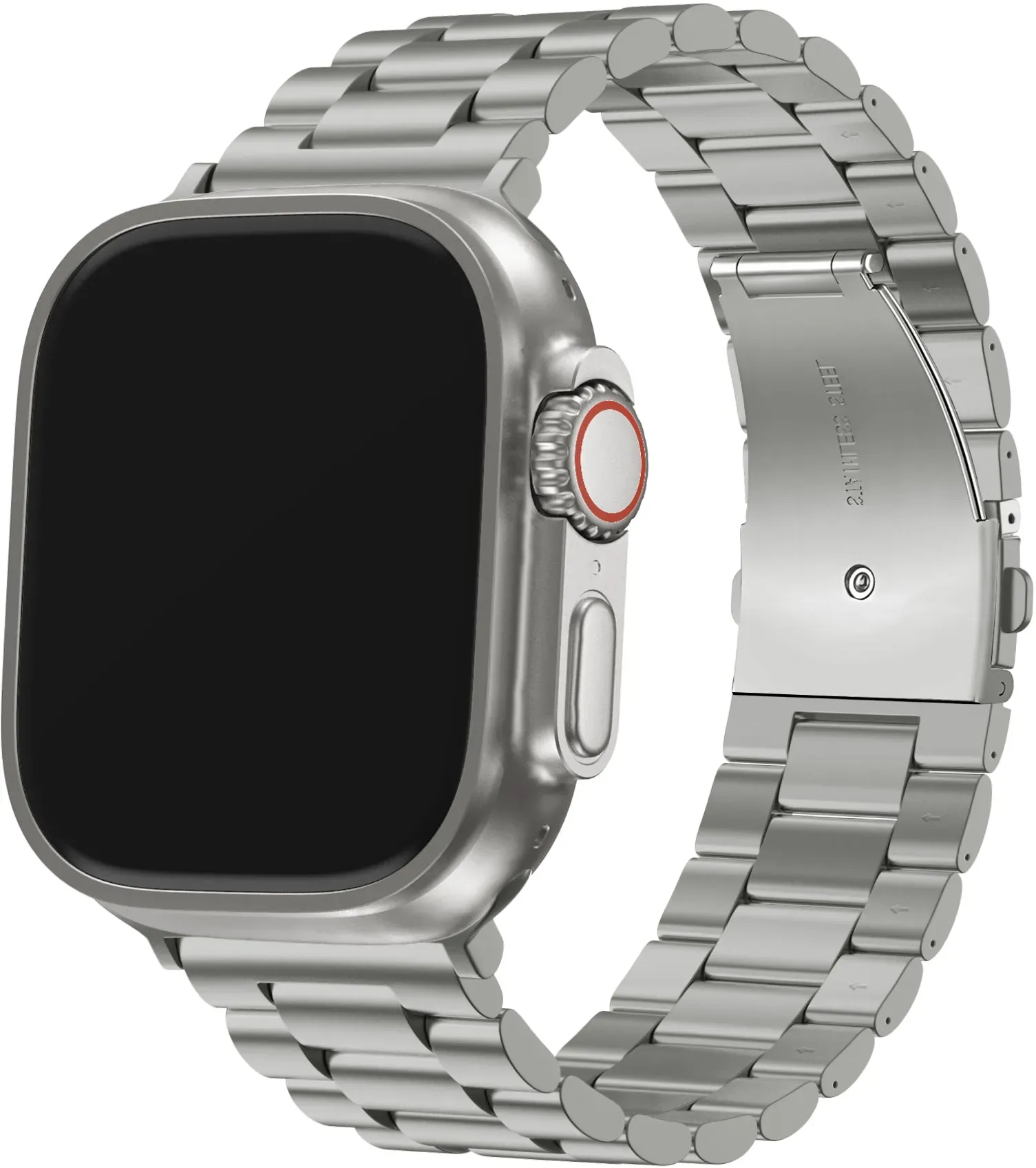 BALR. Apple Watch Ultra Armband Titan für Apple Watch Ultra - Titan - Butterfly-Verschluss