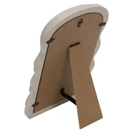 Home Styling Dekorativer Spiegel 18 x 26 cm Beige