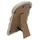 Home Styling Dekorativer Spiegel 18 x 26 cm Beige