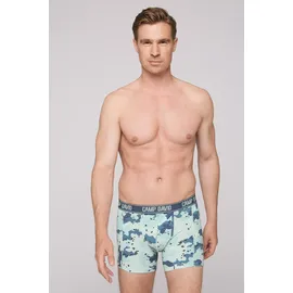 Camp David Boxershorts mit All Over Print blau L 2er Pack