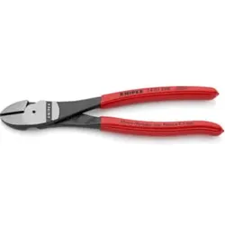 KNIPEX 74 01 200 Kraft-Seitenschneider schwarz atramentiert 200 mm