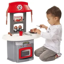 Ecoiffier – kleine Kinderküche – Spielküche im Mini-Format, mit Ofen, Waschbecken, Pfannen, Spiellebensmittel, für Kleinkinder ab 18 Monaten