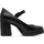 Marco Tozzi Damen Pumps mit Riemen Elegant mit Blockabsatz, Schwarz (Black), 40 EU