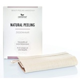 carenesse Natural Peeling Peelinghandschuh Ziegenhaar I Körper Peeling und Massage I Grober Hamam Handschuh natürlich & effektiv I Body exfoliating glove I Massagehandschuh ohne Chemie & Plastik