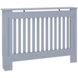 vidaXL Heizkörperverkleidung Anthrazit 112x19x81,5 cm MDF