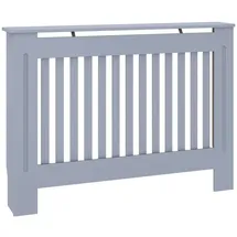 vidaXL Heizkörperverkleidung Anthrazit 112x19x81,5 cm MDF