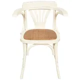BISCOTTINI Stuhl Holz Sitzend Rattan Sessel Schwimmflügel Kochen Halle Lunch W