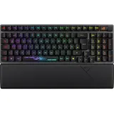 Asus ROG Strix Scope II 96 RX Wireless Schwarz, 96% Layout, ROG RX Switches, Tri-Mode-Verbindung, USB-C, Bluetooth, 2,4Ghz