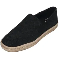 TOMS Espadrilles SANTIAGO in schwarz | Gr.: 44,5