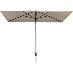 Madison MIKROS Sonnenschirm 300x200cm Gartennschirm natur