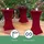 Beautissu Stehtischhusse Bordeaux, 2er Set