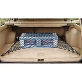 HP Autozubehör 19.298 Gepäck- und Kofferraumnetz Passend für Modell (Auto) Universal (L x B) 90 cm x 50 cm Schwarz