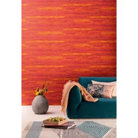 Marburg Vliestapete meliert 70 cm 10 m orange/rot